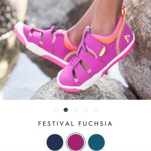 PLAE Sam 2.0 Festival Fuchsia Kids Shoes Size 4.5